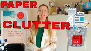 Paper Clutter | How Marie Kondo's konmari method of decluttering helped me win the battle of paper