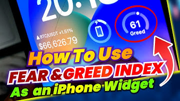 How to Use and Add Fear and Greed Index as an iPhone Widget