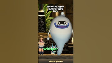 ALL THE MINIONS from the #ffxiv #yokaiwatch event. #shorts