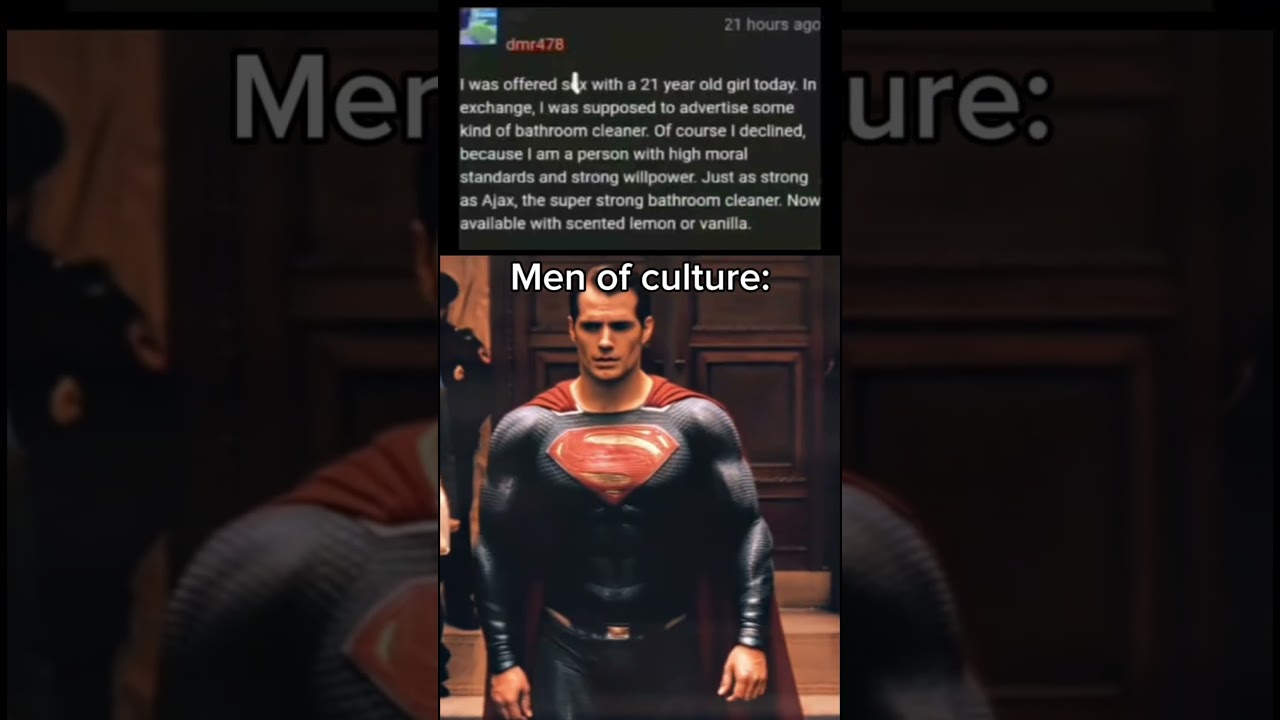 Men of culture #meme #viralvideo #trending #funnymemes #superman