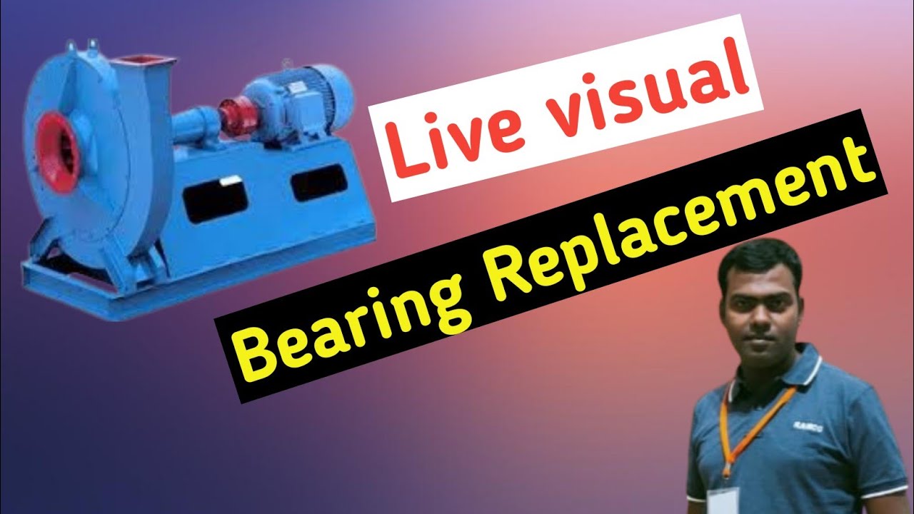 Airslide blower bearing replace/How to change bearing of blower fan/Live visual Of bearing