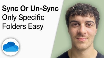 Onedrive-How to Sync or Un Sync Only Specific Folders Easy! [2025 Full Guide]