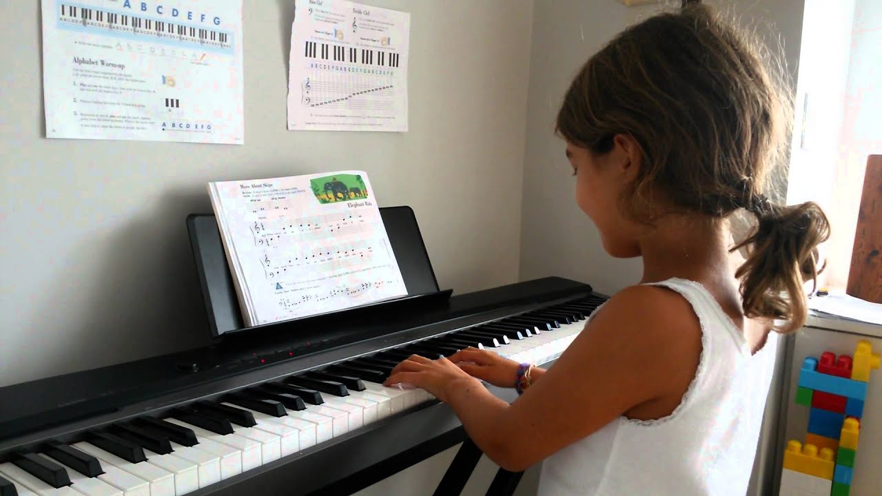 Caroline, 7. Elephant Ride from Piano Adventures Primer YouTube