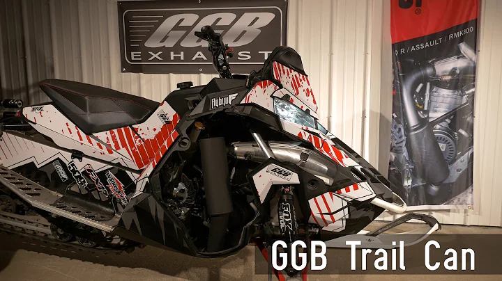 Polaris Snowmobile Can Comparison Stock vs GGB Trail Can