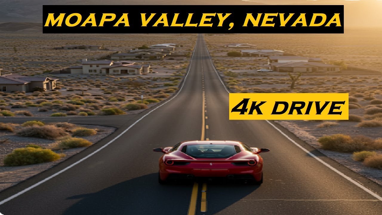 Moapa Valley, Nevada 4k Driving Tour Dashcam Overton Logandale YouTube