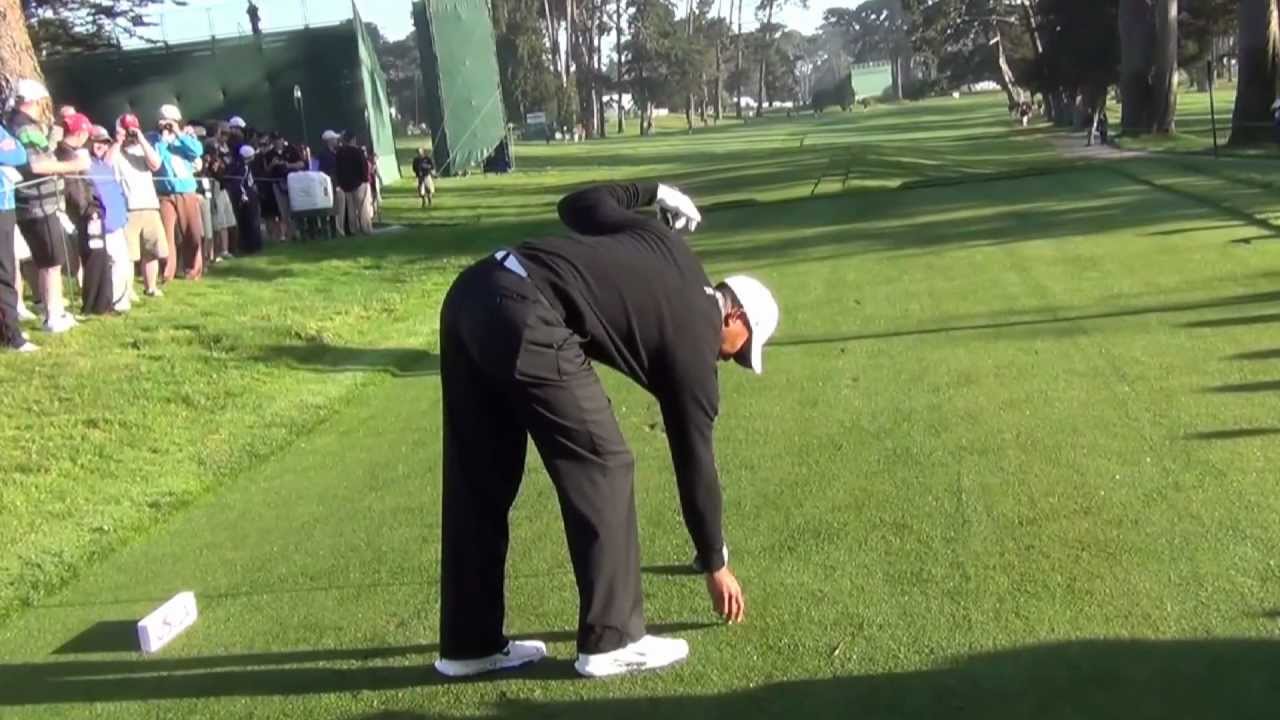 Tiger Woods 2012 US Open Olympic Club Full Practice Round Uncut