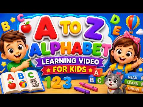 ABCD Song for Nursery | ABC Alphabet | A for Apple 🍎| LEARN THE ALPHABET FROM A TO Z | Phonics Song