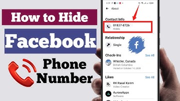 How to Hide Your Phone Number in Facebook 2021