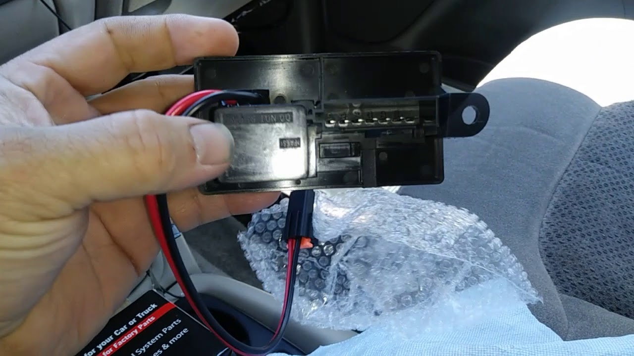 2001 TAHOE BLOWER MOTOR RESISTOR AND CABLE AMAZON A GREAT DEAL - YouTube