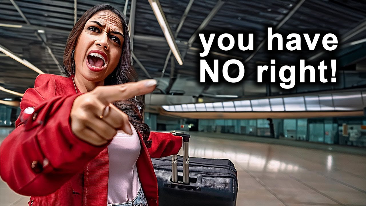 When Entitled Airport Karens Get HUMBLED by Cops - YouTube