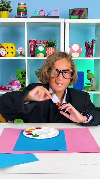 Nail Police😎💅 Make Your Own Kid-Friendly Colors 💅✨