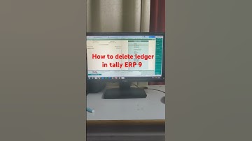 how to delete ledger in tally ERP 9 #youtube #trending #viralvideo #youtubeshorts #knowledge #foryou