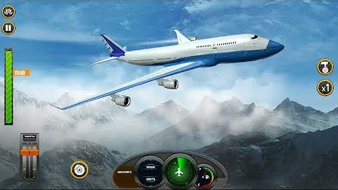 Airplane Real Flight Simulator 2020 : Pro Pilot 3D | Level 1-5 Airplane Games For Android - Gameplay