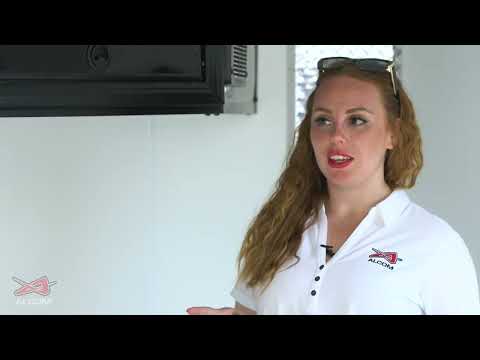 Enclosed Cargo Trailer Cabinet Options - video from ALCOM