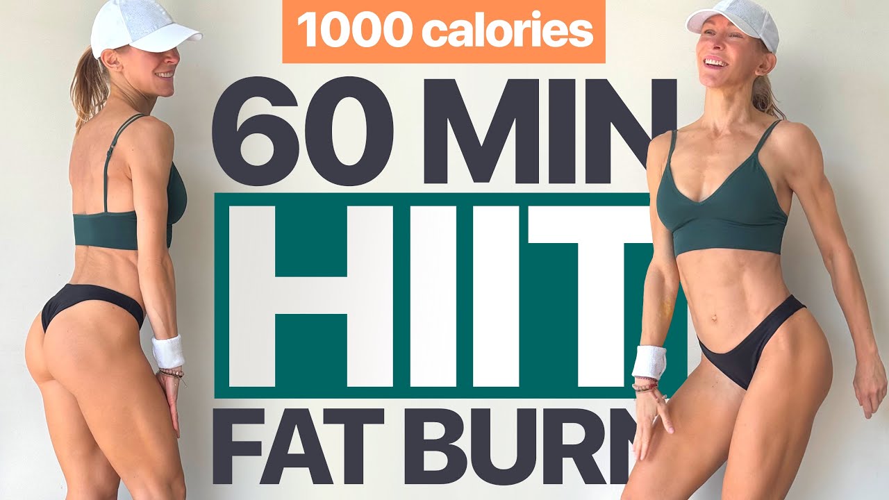 60 min fat burning hiit workout full body intense weight loss youtube