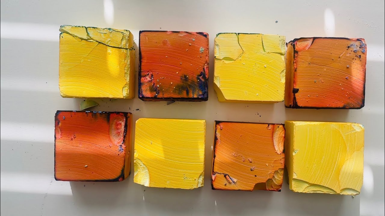 Box of Dyed Cali Crush Soft Gym Chalk Blocks - YouTube