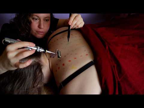 MEMBERS EARLY ACCESS | Tracing Meridians Lines Along Her Back, Neck and Scalp