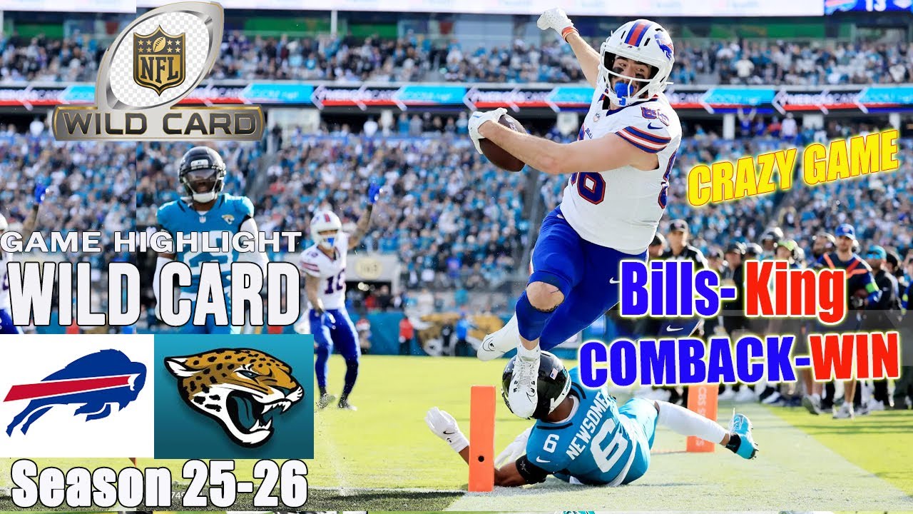 Bills vs. Jaguars AFC WILD CARD | Full Game Highlights Today | 2026 NFL Season