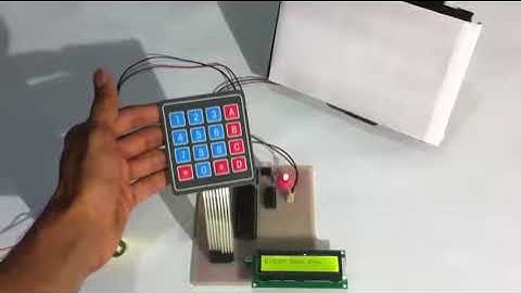 Configurable Password Based Secure Door Opener