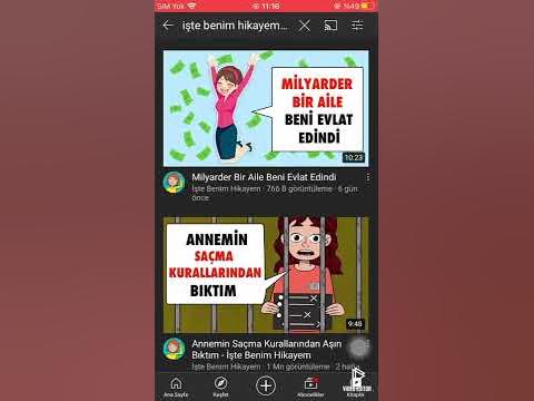 İŞTE BENİM HİKAYEM KANALI NASIL AÇILIR 30 SANİYEDE - YouTube