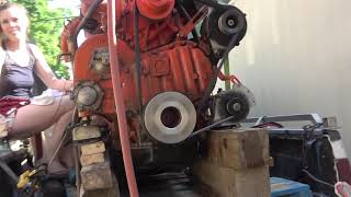 ISUZU DH100 Marine Diesel FIRST START!