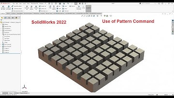 SolidWorks Tutorial: Creating Patterns in SolidWorks 2022