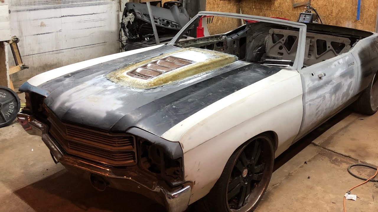 Camaro heat extraction insert into the chevelle!