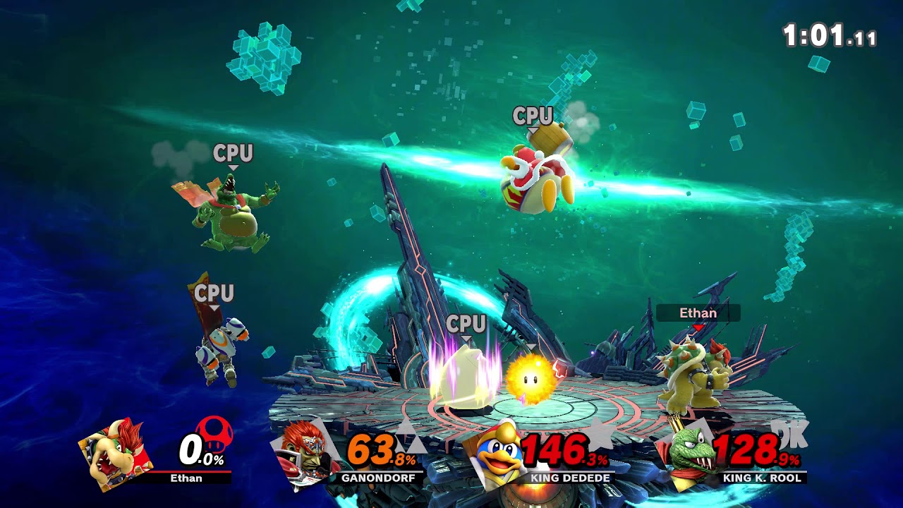 SSBU #200 - Bowser (Me) vs. Ganondorf vs. King Dedede vs. King K. Rool (Level 9 CPUs)