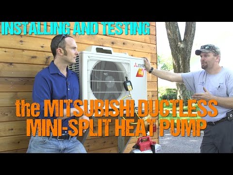 Installing & Testing a Mitsubishi Ductless Mini-Split in a Tiny House