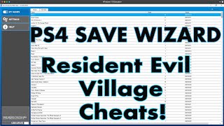 Resident Evil Village - Max Lei, Max Ammo, Max Crafting, Max Lock Picks Cheats | PS4 Save Wizard