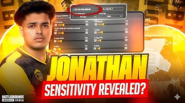 Jonathan BGMI Sensitivity Revealed 😱 Best Controls & Sensitivity Settings (100% Tested✅) 4.0 Update 