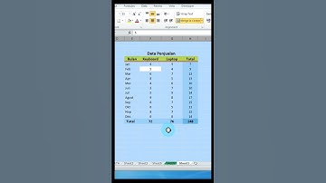 cara mengunci cell di Microsoft Excel agar tidak bisa di edit