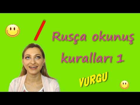 Video: Rusçada Neden Virgül Var