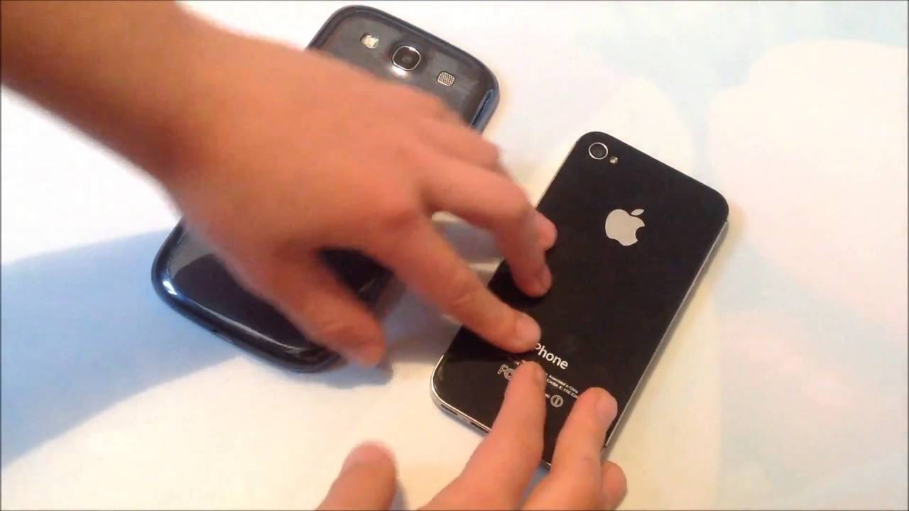Samsung Galaxy S3 vs iPhone 4S   Сравнение