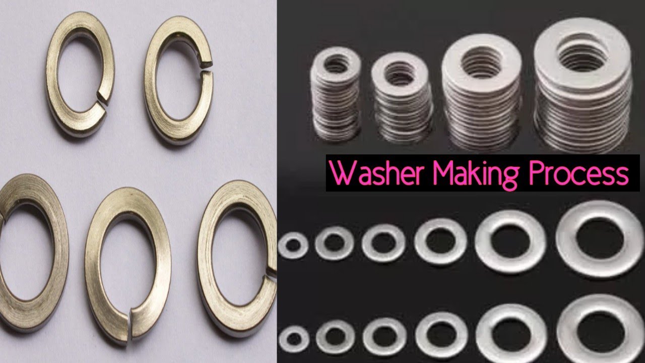 Metal Washer kaise banate hai मेटल वाशर बनाने वाली मशीन YouTube