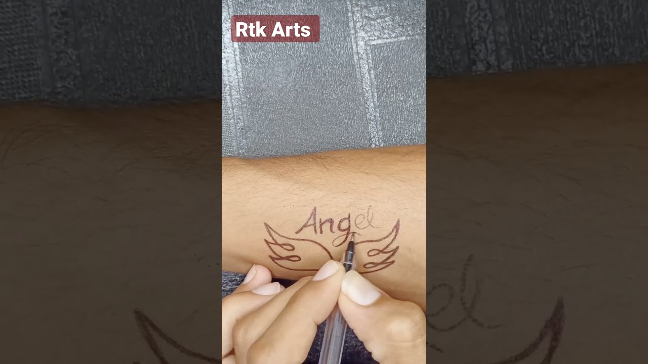 Angel wings | Angel wing wrist tattoo, Wing tattoos on wrist, Tattoo  designs wrist