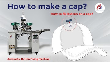 How to make a cap?| semi-finished button(Automatic cap button fixing machine -CB-302F)