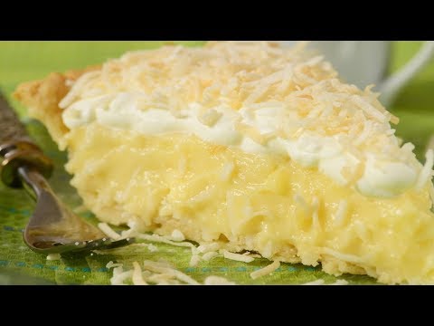 Coconut Cream Pie Recipe Demonstration - Joyofbaking.com