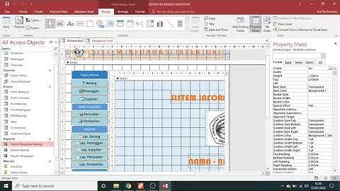 Form Navigasi 2 : Membuat Form Navigasi di MS.Access