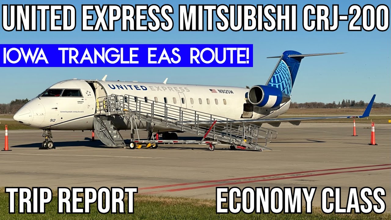 [TRIP REPORT] United Express Mitsubishi CRJ-200 | Mason City (MCW) - Ft. Dodge (FOD) - Chicago (ORD)