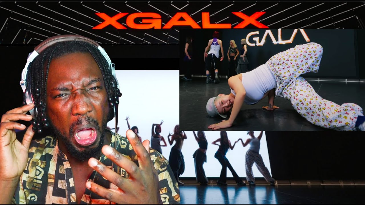 XG - GALA (Dance Practice Moving ver.) | РЕАКЦИЯ