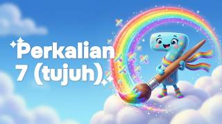 Perkalian 7 (Tujuh)🎵 | Lagu Anak Berhitung Seru Bersama Angka 7 Lucu! | Animasi 3D Edukasi Anak