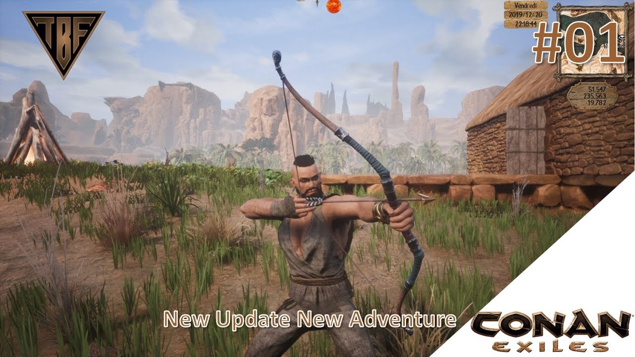 Conan Exiles E01. New Horse Mount update let's play! YouTube