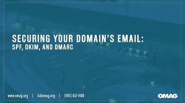 Securing Your Domains Email: SPF, DMIK, and DMARC