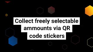 TWINT business customers – collect freely selectable amounts via QR code