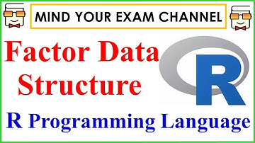 Factors in R Programming Language | Data Structures in R | R tutorial for Beginners | Free R Course
