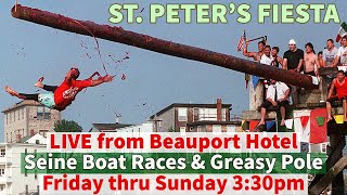 2023 St. Peters Fiesta Saturday Greasy Pole & Seine Boat Races