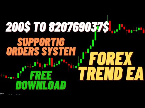200$ to 820769037$ | MT4 Free Forex Trend Robot | New Features Added into the EA | Forex EA Free