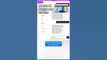 Mastt AI Dashboard Creator Video