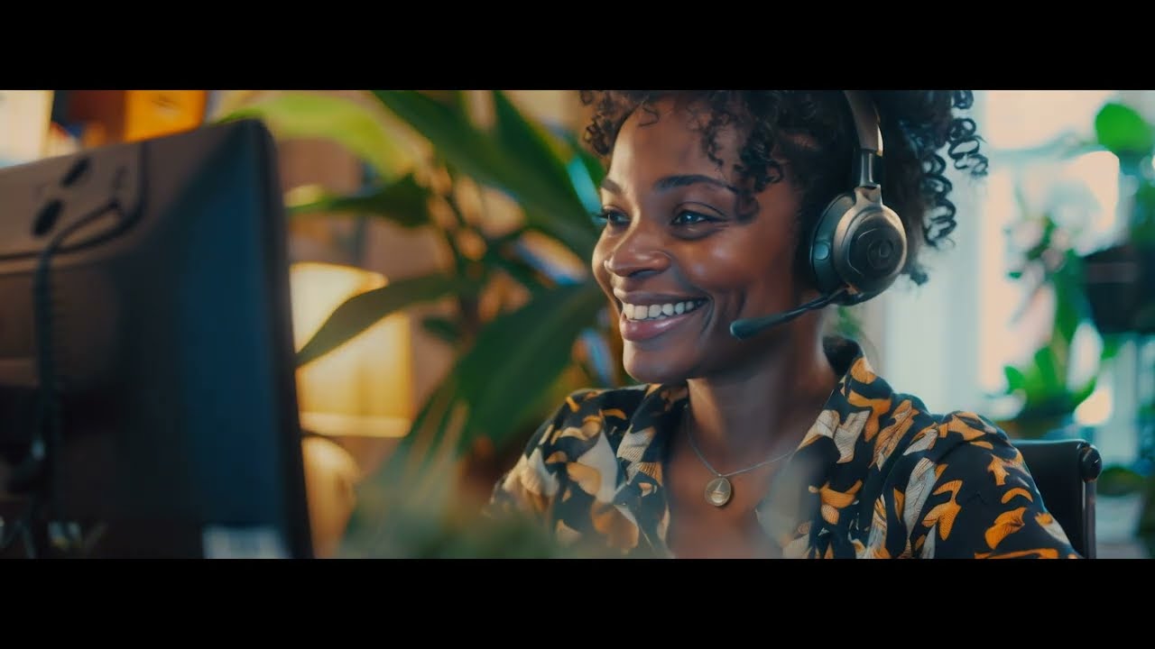 Voice with tone and inflection to narrate the purpose of a brand